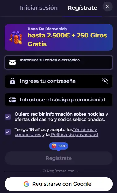 Registro y verificación KYC en Bettyspin: cuenta y documentos